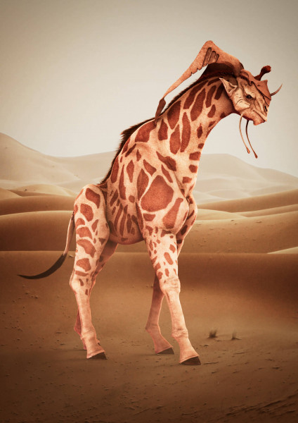 3d video of giraffe