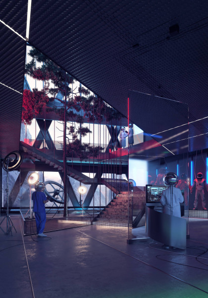 3d rendered last tree