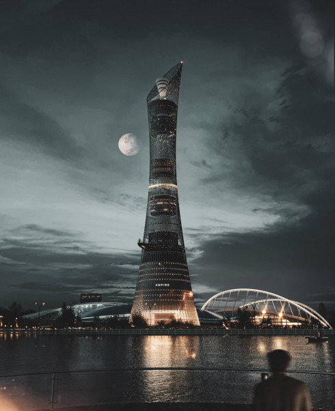 Aspire tower in Qatar