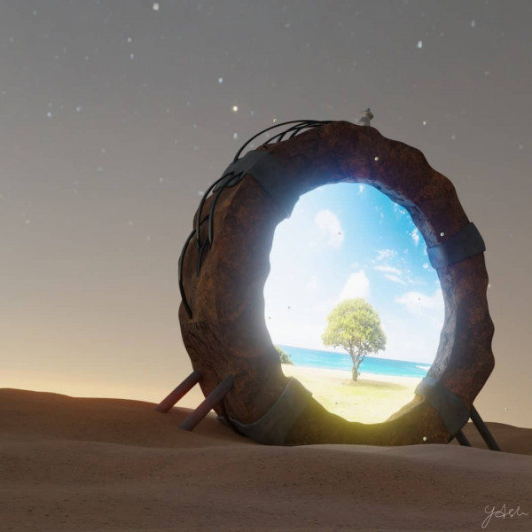 3d rendered portal