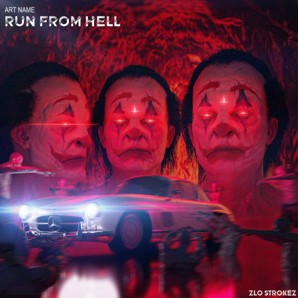 Rendered joker in hell