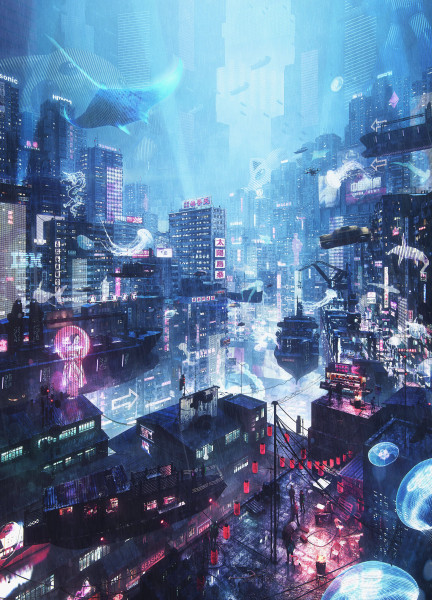 3D Futuristic City