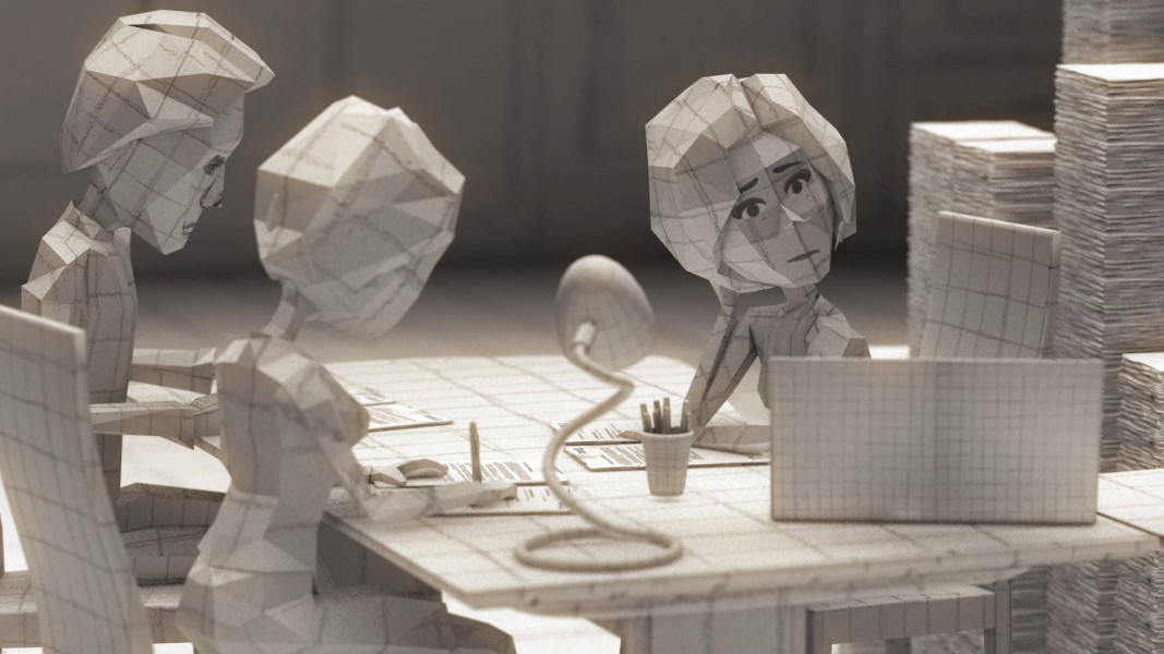 3D Characters made out of paper
